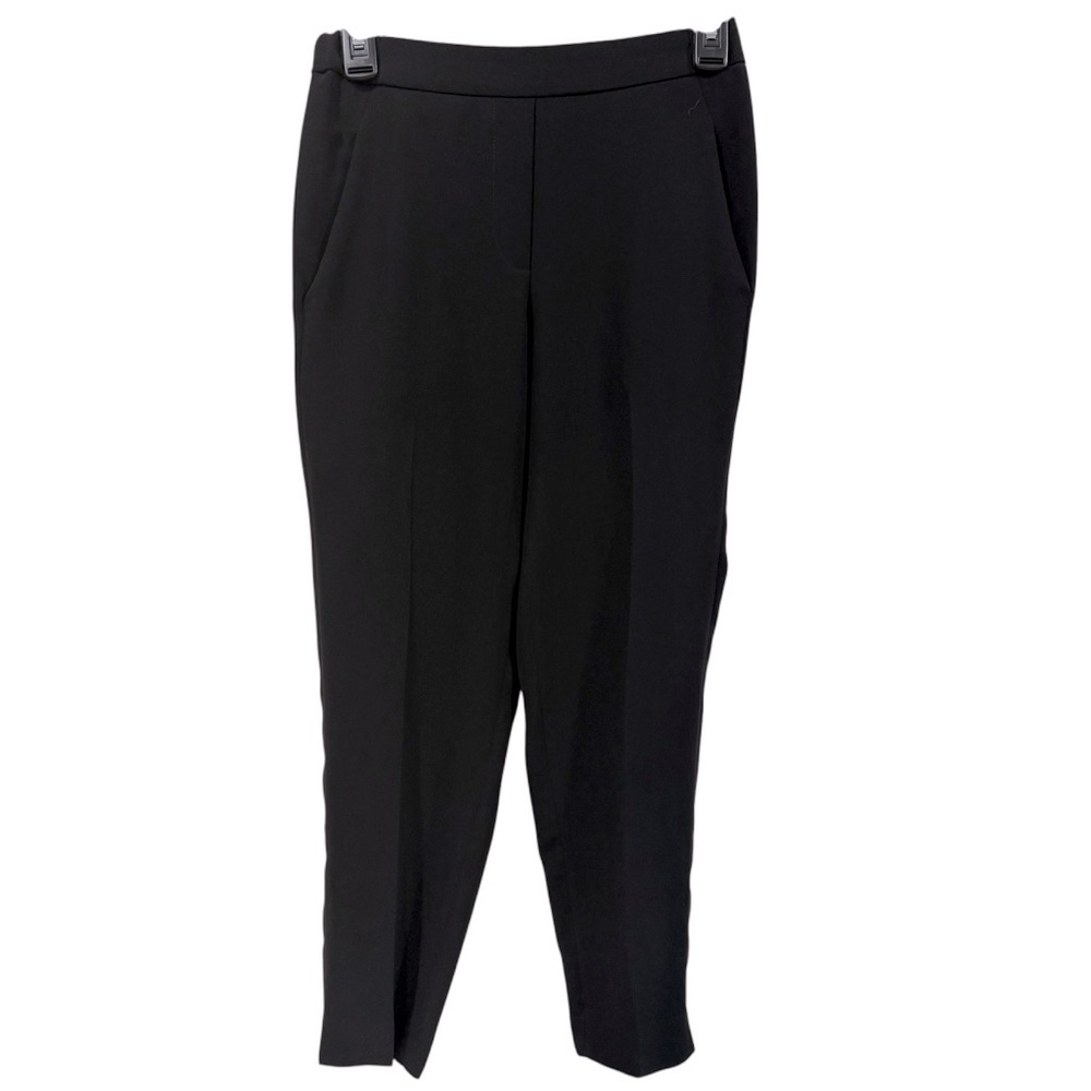 J. Crew Black Ankle Cropped Dress Pants Size 00 EUC